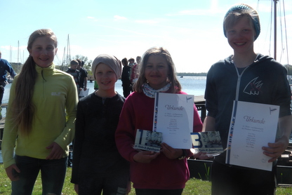 Opti-B Quartett rockt Kinder- und Jugendregatta